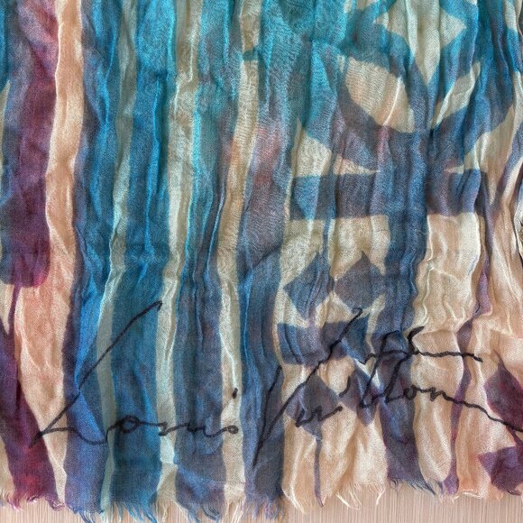 LOUIS VUITTON COMMISSIONED GRAFFITI ARTIST RETNA  ***LIMITED EDITION STOLE *** - Picture 1 of 16